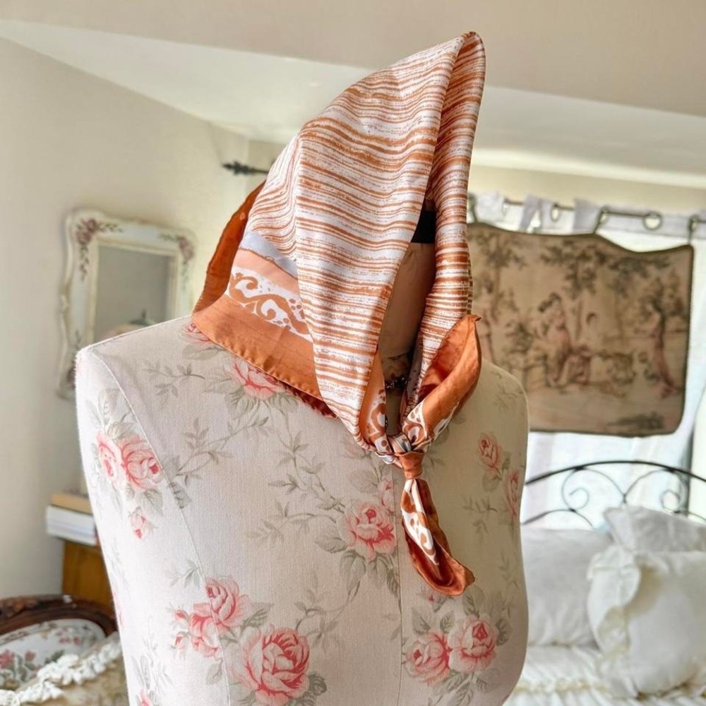 vintage brown scarf